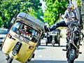 Amazing Rider And Rikshaw