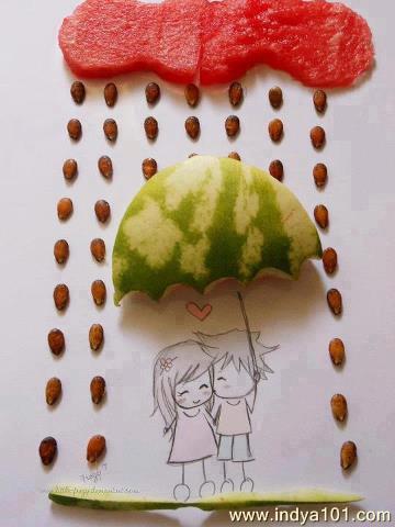 Amazing fruit art