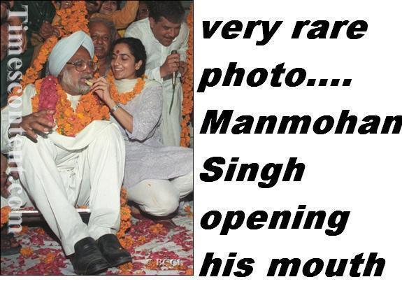 Manmohan Singh rare Pic