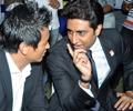 Abhishek Bachchan During The Indian Football Awards 2013