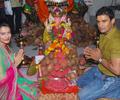 Deglam Nargis Fakhri seeks Ganpati''s blessings