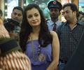 Dia Mirza at a cosmetic product launch