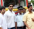 Jr. Bachchan Flags Off Special BEST Bus Services For Film City Workers
