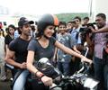 Katrina Kaif gives Hrithik Roshan a bike as a promotional