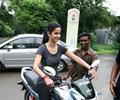 Katrina Kaif gives Hrithik Roshan a bike as a promotional