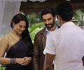 Ranveer And Sonakshi On The Sets of Uttran To Promote The Film Lootera