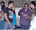 Salman Khan at the special screening of film Bittoo Boss