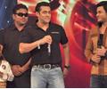 Salman Khan on the sets of Sa Re Ga Ma Lil Champs