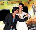 Shahrukh Khan and Deepika At Chennai Express Movie Trailer Launch