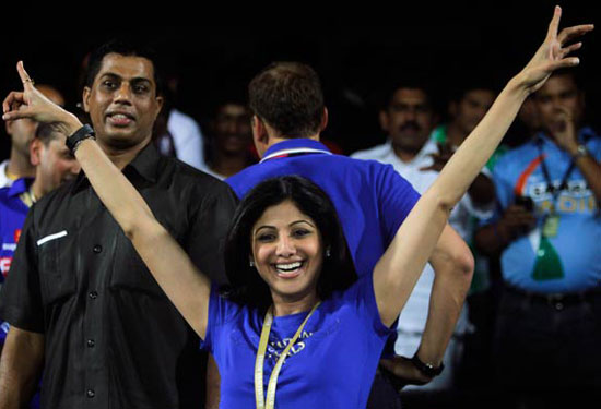 Shilpa Shetty's Rajasthan Royals beat Deccan Chargers