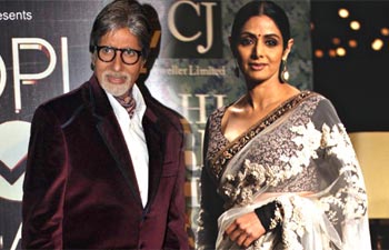 Amitabh Bachchan and Sridevi voted most-admired Bollywood actors