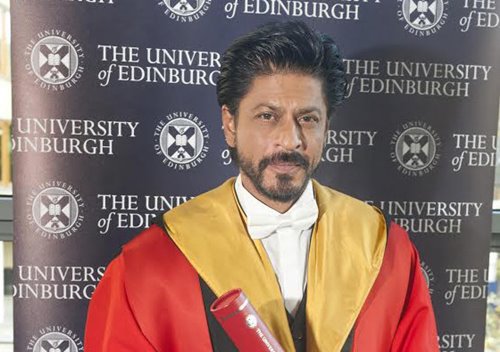 Bollywood star Shah Rukh Khan receives Edinburgh degree