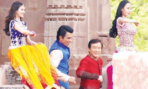 Farah Khan makes Jackie Chan dance Bollywood style