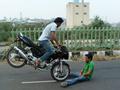indian bike stunts