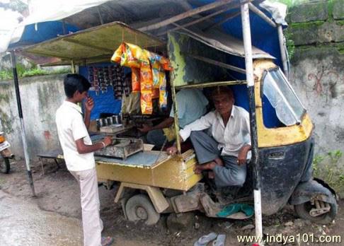 Funny Innovation Auto Rickshaw Shop