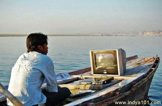 TV on Boat Jugaad Funny