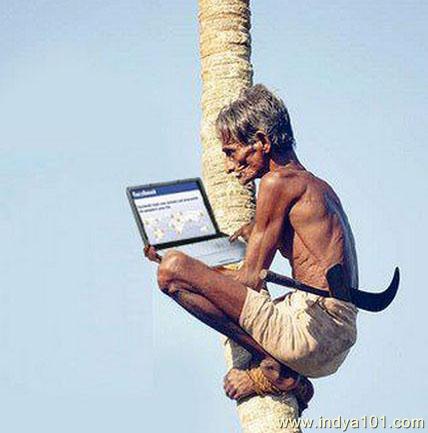 Facebook Addicted and Laptop India.