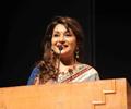 Madhuri Dixit and Lata Mangeshkar at 70th Master Dinanath Mangeshkar Awards