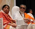 Madhuri Dixit and Lata Mangeshkar at 70th Master Dinanath Mangeshkar Awards