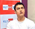 Aamir Khan at 92.7 BIG FM Studios to promote Satyamev Jayate