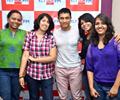 Aamir Khan at 92.7 BIG FM Studios to promote Satyamev Jayate