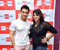 Aamir Khan at 92.7 BIG FM Studios to promote Satyamev Jayate