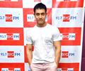 Aamir Khan at 92.7 BIG FM Studios to promote Satyamev Jayate