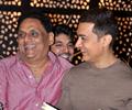 Aamir and Abhishek at Amod Mehra birthday party