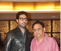 Aamir and Abhishek at Amod Mehra birthday party