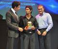 Abhishek Bachchan During The Indian Football Awards 2013