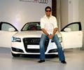 Abhishek Bachchan at Audi A8 diesel car launch