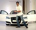 Abhishek Bachchan at Audi A8 diesel car launch