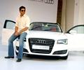 Abhishek Bachchan at Audi A8 diesel car launch