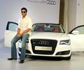 Abhishek Bachchan at Audi A8 diesel car launch