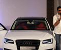 Abhishek Bachchan at Audi A8 diesel car launch