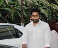 Abhishek and Aishwarya at condolence meet of Kunal Kapoor’s mother