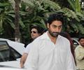 Abhishek and Aishwarya at condolence meet of Kunal Kapoor’s mother