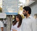 Abhishek and Aishwarya at condolence meet of Kunal Kapoor’s mother