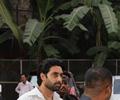 Abhishek and Aishwarya at condolence meet of Kunal Kapoor’s mother