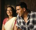 Akshay and Sonakshi at ‘Rowdy Rathore’ success press meet