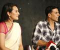 Akshay and Sonakshi at ‘Rowdy Rathore’ success press meet