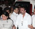 Amitabh & Sanjay Dutt At Bala Saheb Thackrey''s Funeral