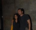 Bolly Celebs Snapped At LOOTERA Special Screening At Light Box