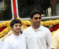 Jr. Bachchan Flags Off Special BEST Bus Services For Film City Workers