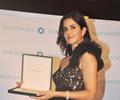 Katrina Kaif In Black Dress At Nakshatra Logo Launch In Mumbai