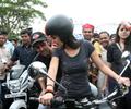 Katrina Kaif gives Hrithik Roshan a bike as a promotional