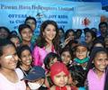 Madhuri Dixit interacts with Cancer affected children