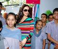 Malaika Arora goes colourful at Charity Event