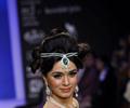 Nargis Bagheri walked the ramp for Eekani Jewels on IIJW 2011