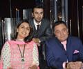 Ranbir Kapoor With Dad And Mom Promotes Besharam At JDJ
